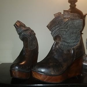 Bed Stu Worn leather Bootie